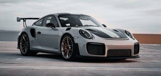 Grauer Porsche