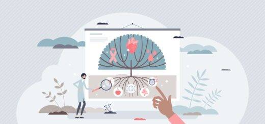 Verschieden Gesundheitspraktiken illustriert