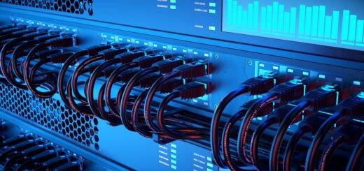 Professionelle Netzwerkverkabelung mit Hochgeschwindigkeitsanschlüssen