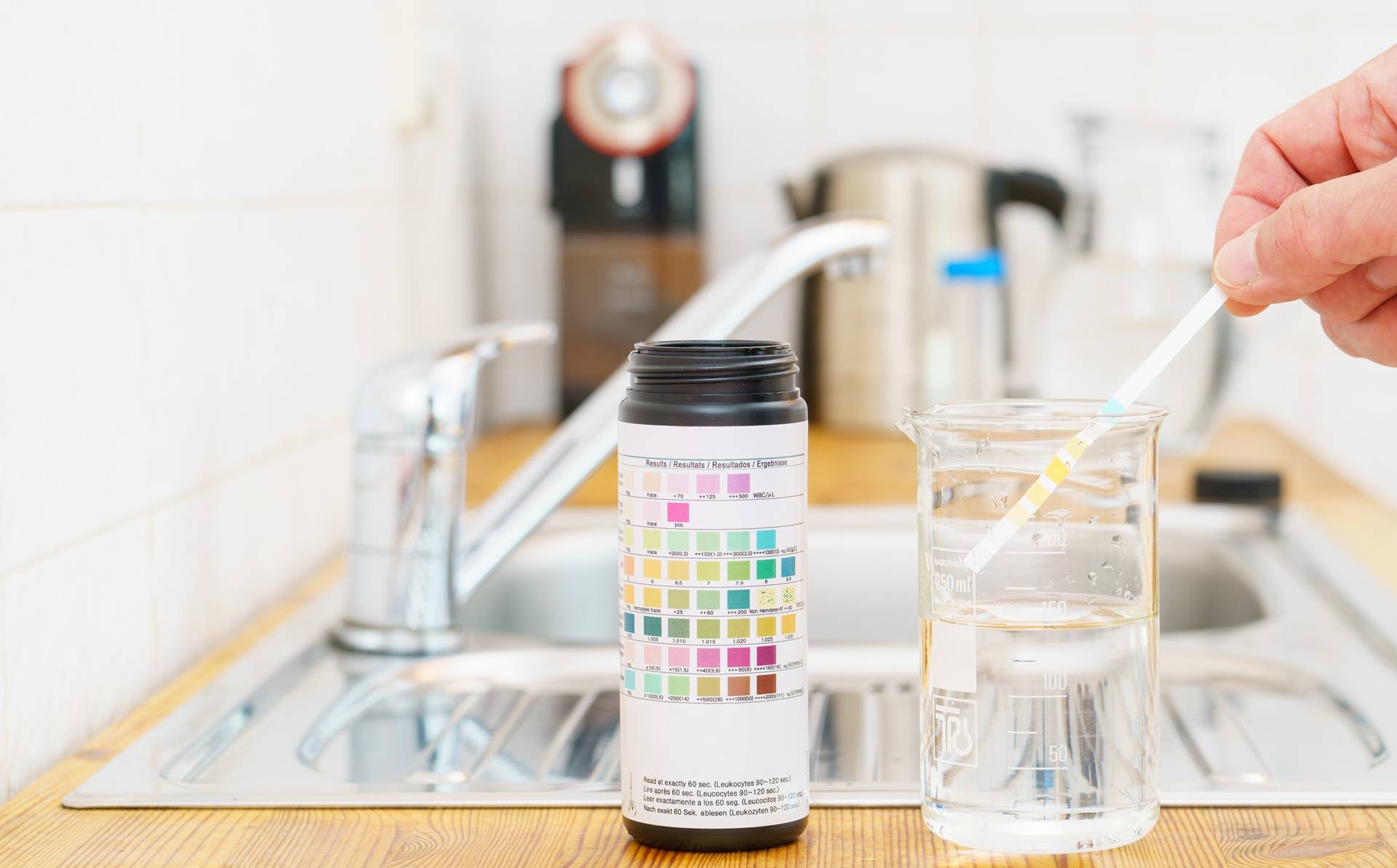 Wasserqualitaet prüfen mit Hauswasserwerk