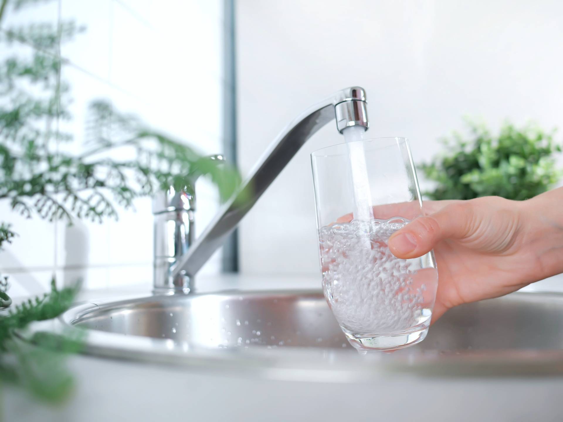 Wasser Entkalkungsanlage im Einsatz an Spuele